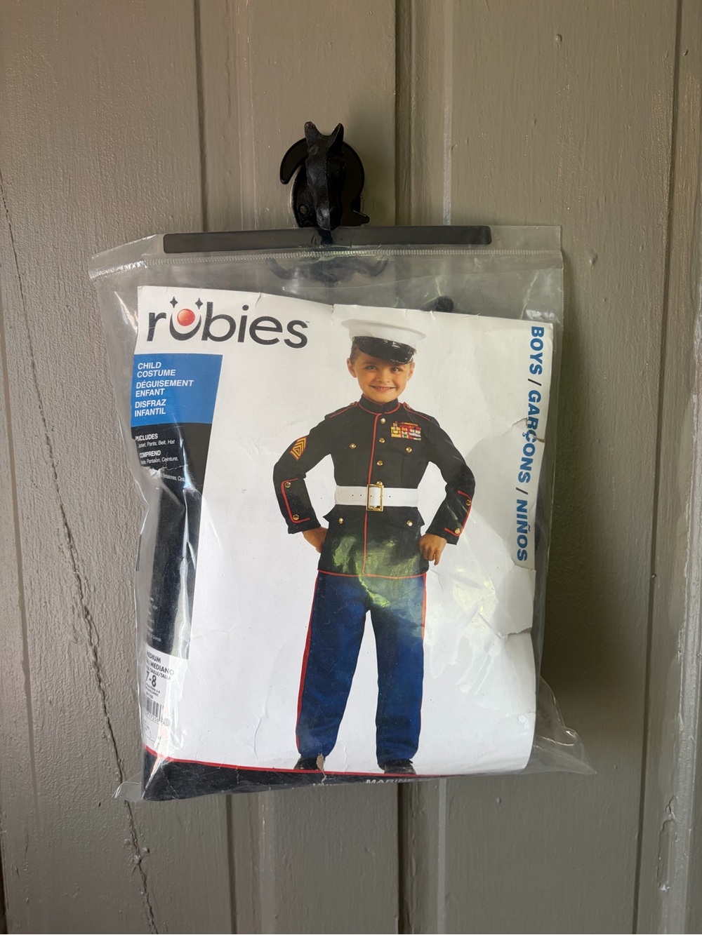 Rubies Marine Dress Blues Halloween Costume Size Medium Kids 7-8 Military